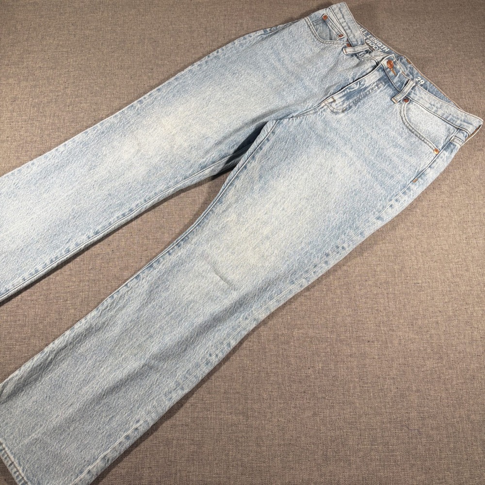 J.Crew Demi Boot Jeans‎ Womens 29 Light Blue Full Length High Rise Flare Denim